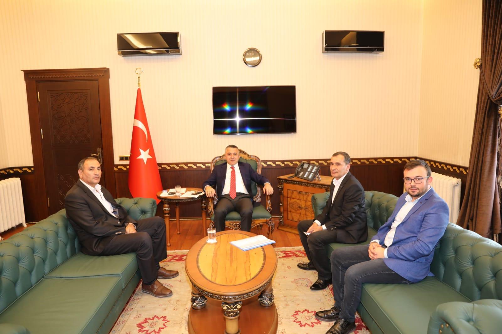 Yönetim Kurulu Başkanımız Tuncay IŞIK, Kırklareli Valimiz Osman BİLGİN\'i ziyaret etti...
